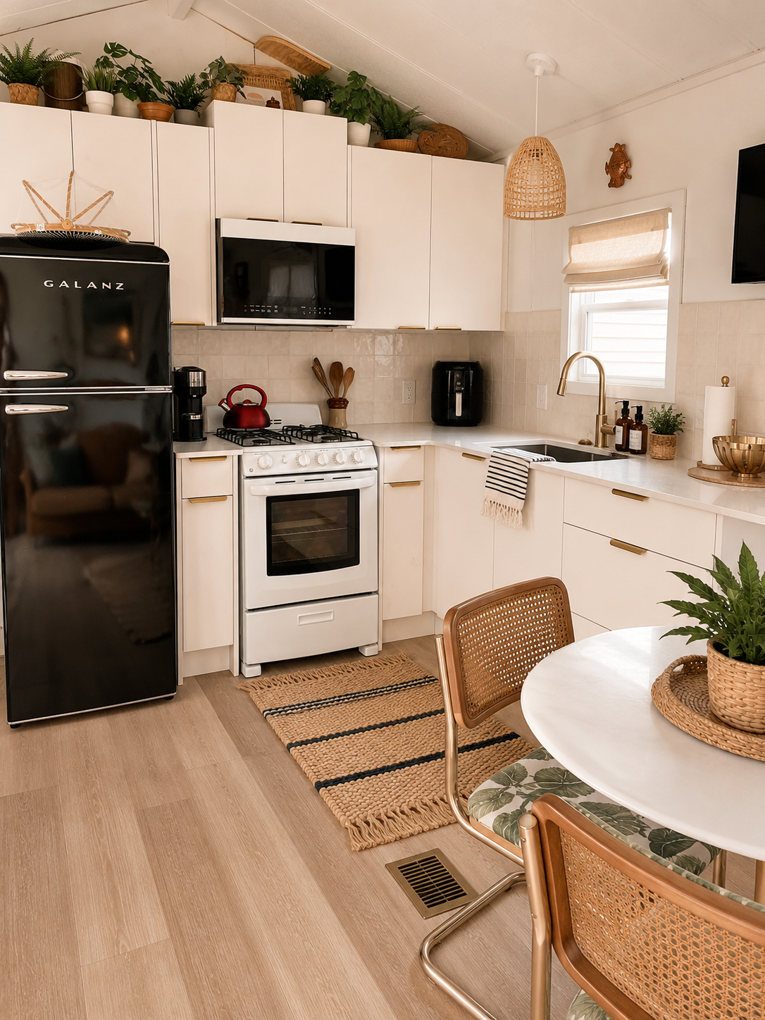 Kitchen with natural light